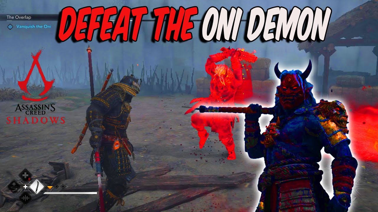Defeating THE ONI DEMON in Assassins Creed Shadows the Easy way
