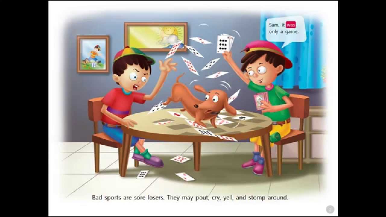 Being A Bad Sport - Read Along book with word highlighting by Smart Kidz Club