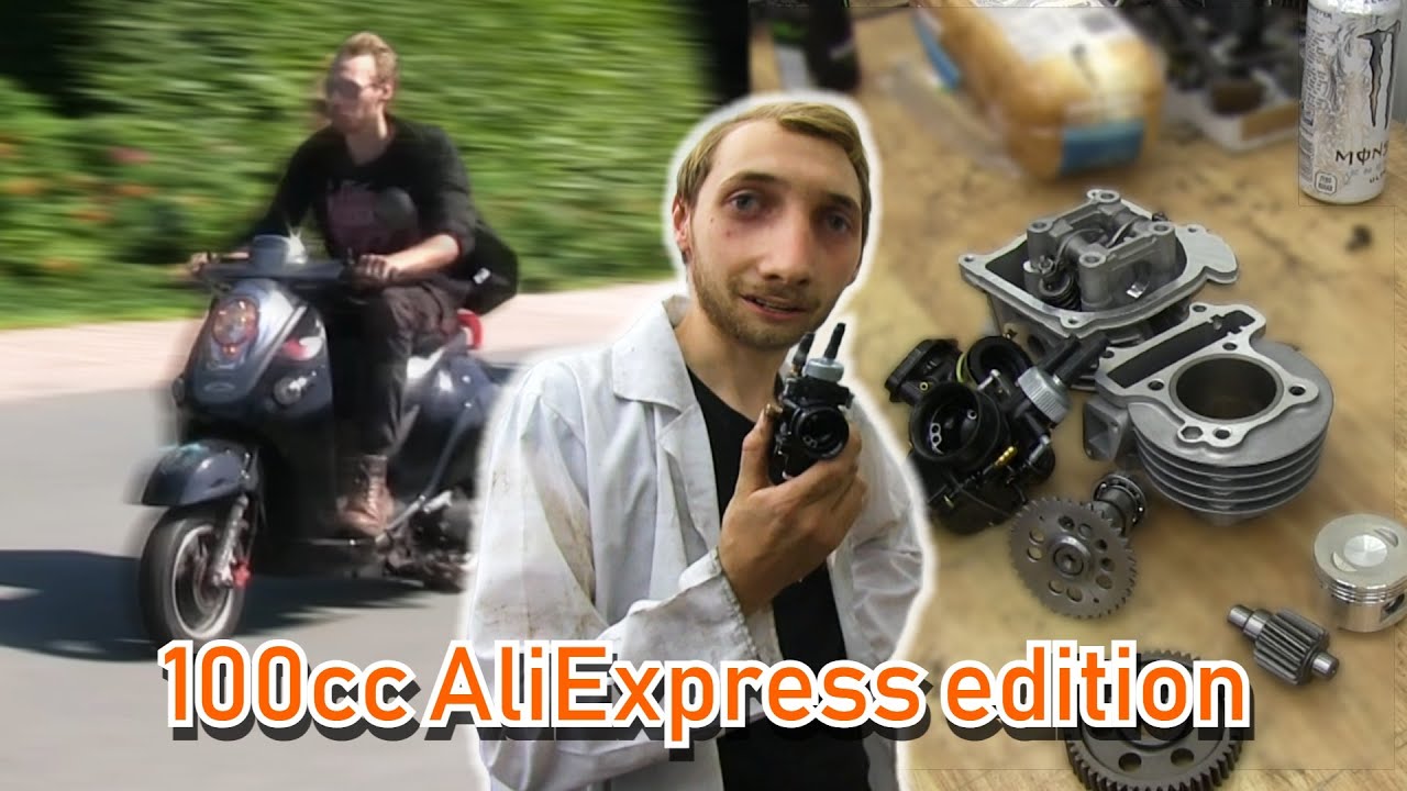 Gratis 4takt scooter opvoeren van 50cc naar 100cc