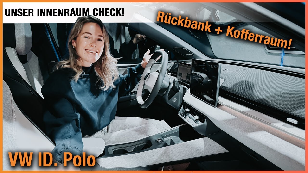 VW ID. Polo Innenraum Check (2026) Alles zum NEUEN Lenkrad, Infotainment, Kofferraum und Rückbank!