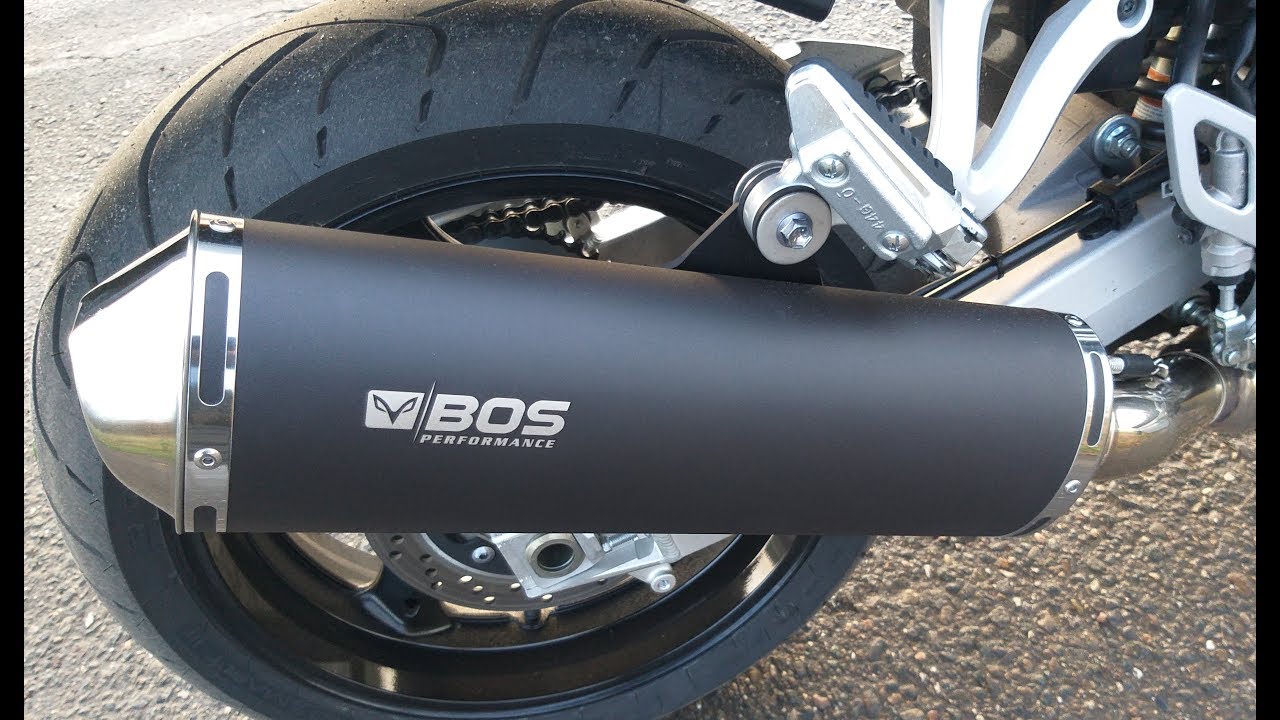 Suzuki Bandit 1250 S Soundcheck mit Bos Performance Auspuff