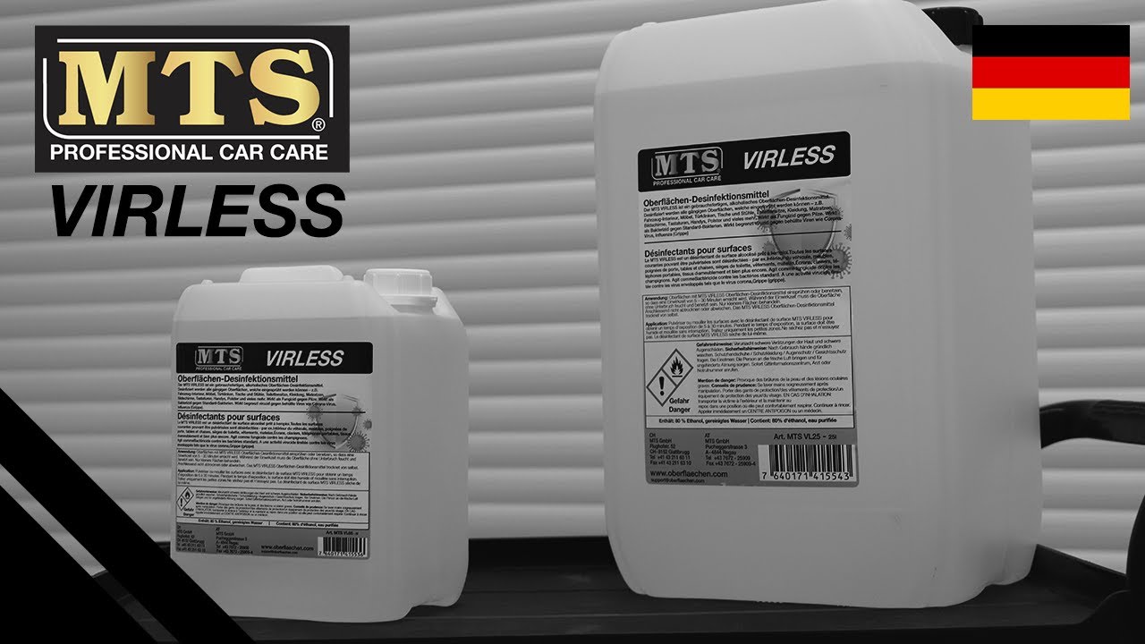 MTS Virless Oberflächen-Desinfektionsmittel - Anwendungsvideo