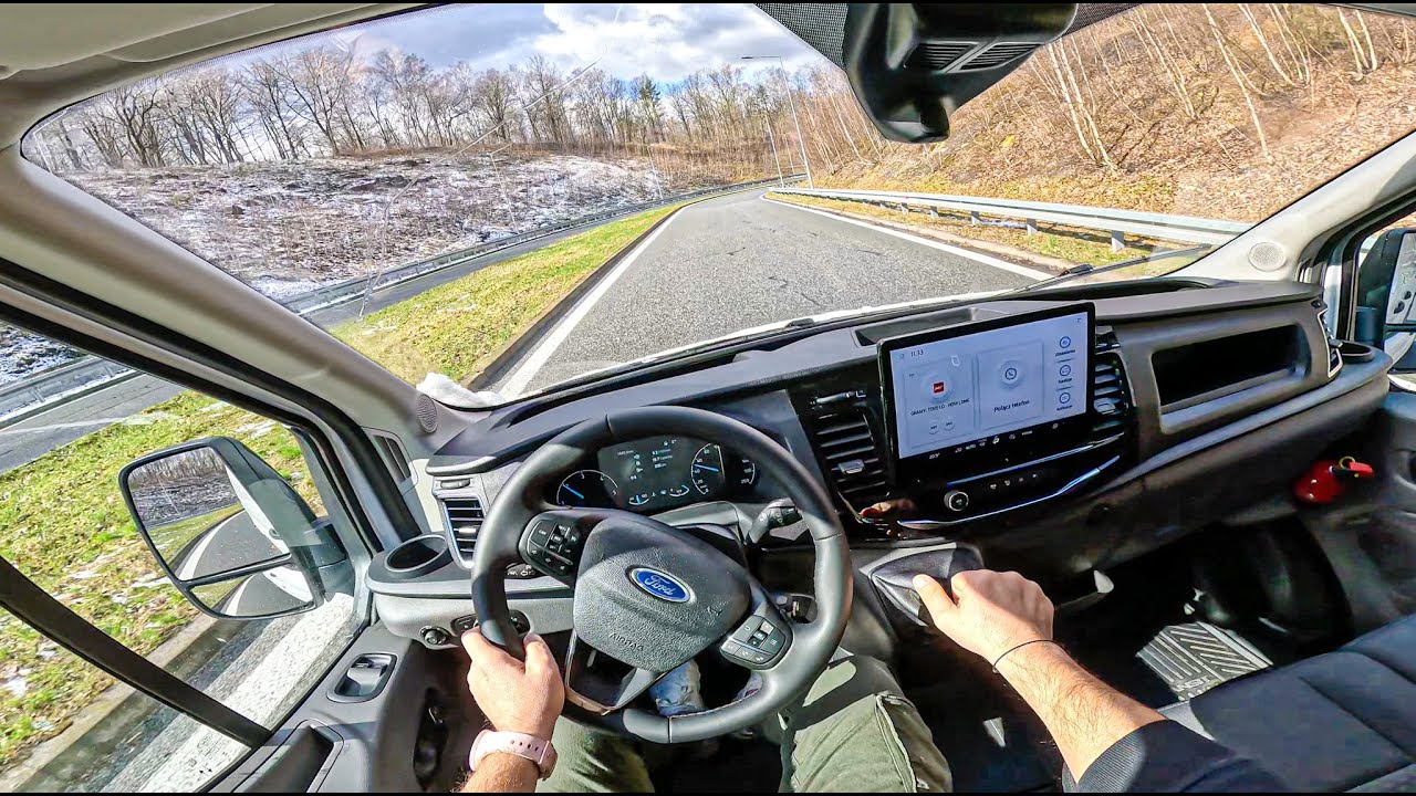 2023 Ford Transit RWD | 2.0 NEW ECOBLUE 130HP | POV Test Drive