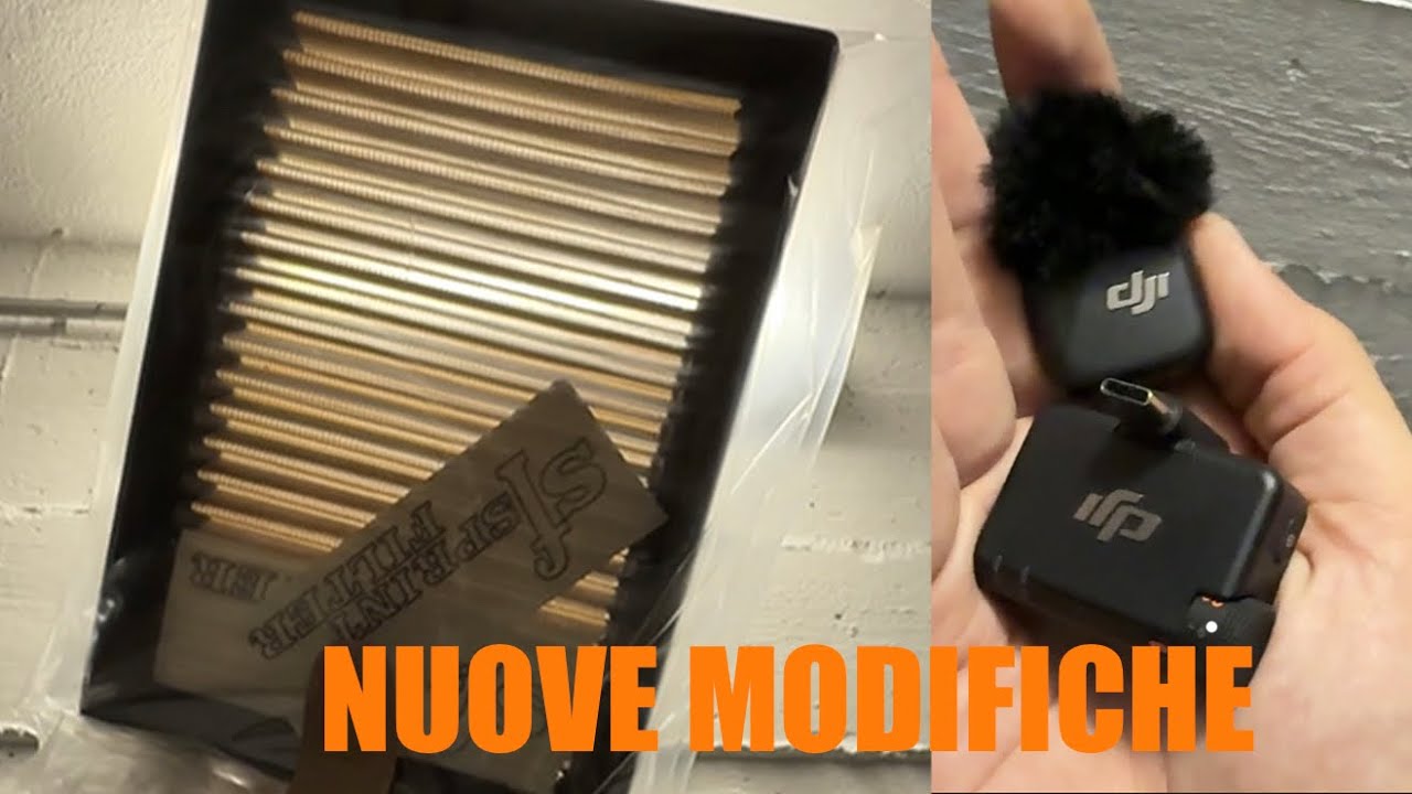 KTM DUKE 790 SPRINTFILTER P08 + PURE SOUND CON NUOVI MICROFONI DJI