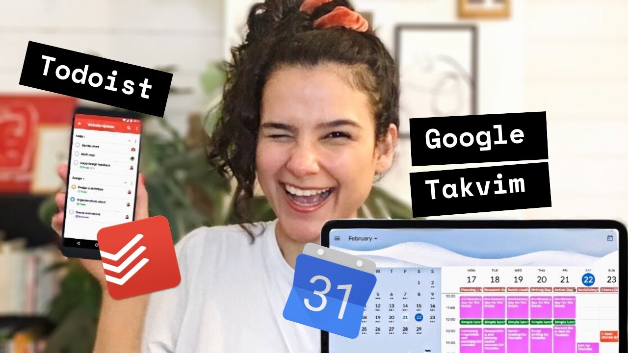 ZAMANINI USTACA YÖNET, HİÇBİR ŞEYİ UNUTMA ⏰| Yatay ve Dikey Rutinler, Todoist, Google Takvim