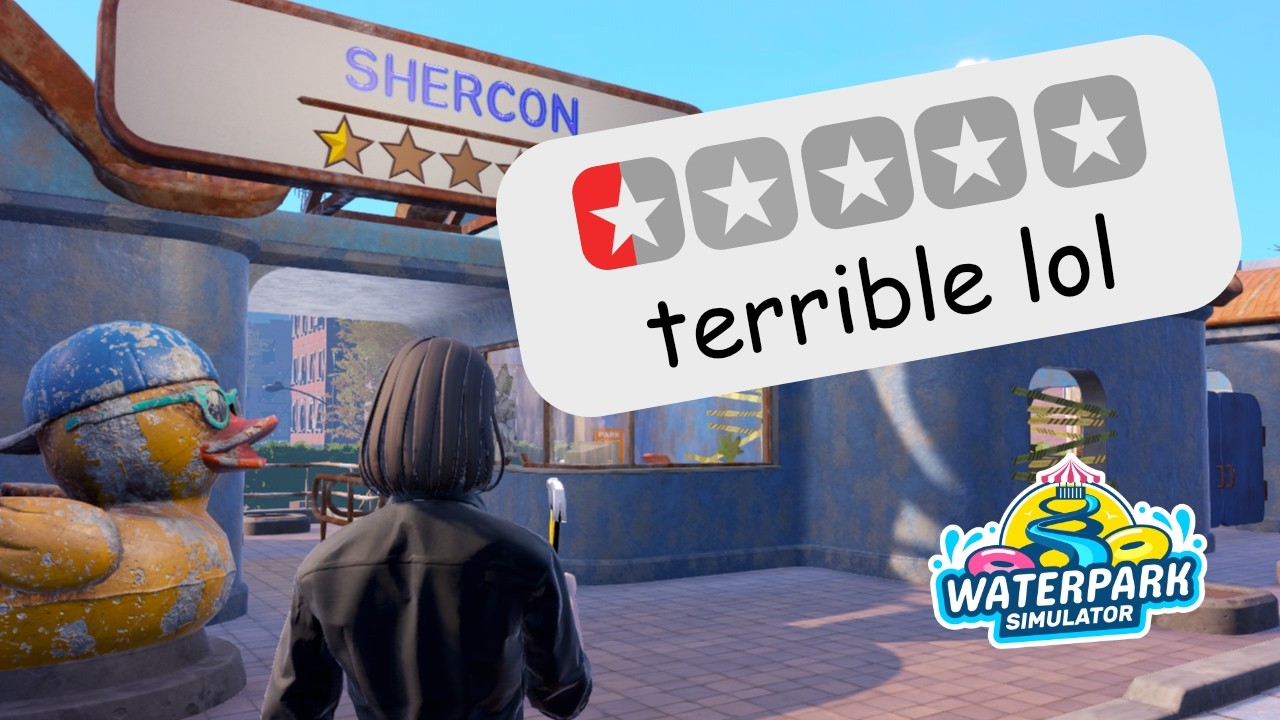 This waterpark is a complete DISASTER... and it's managed by me | Waterpark Simulator