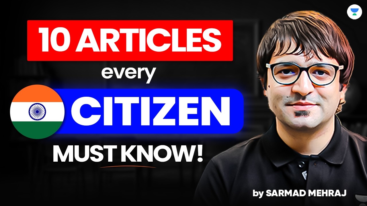 Indian Constitution: Articles that define Indian Polity | Sarmad Mehraj