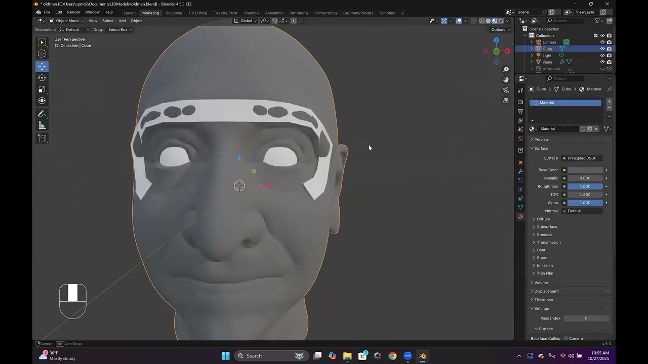 Blender - Face retopology