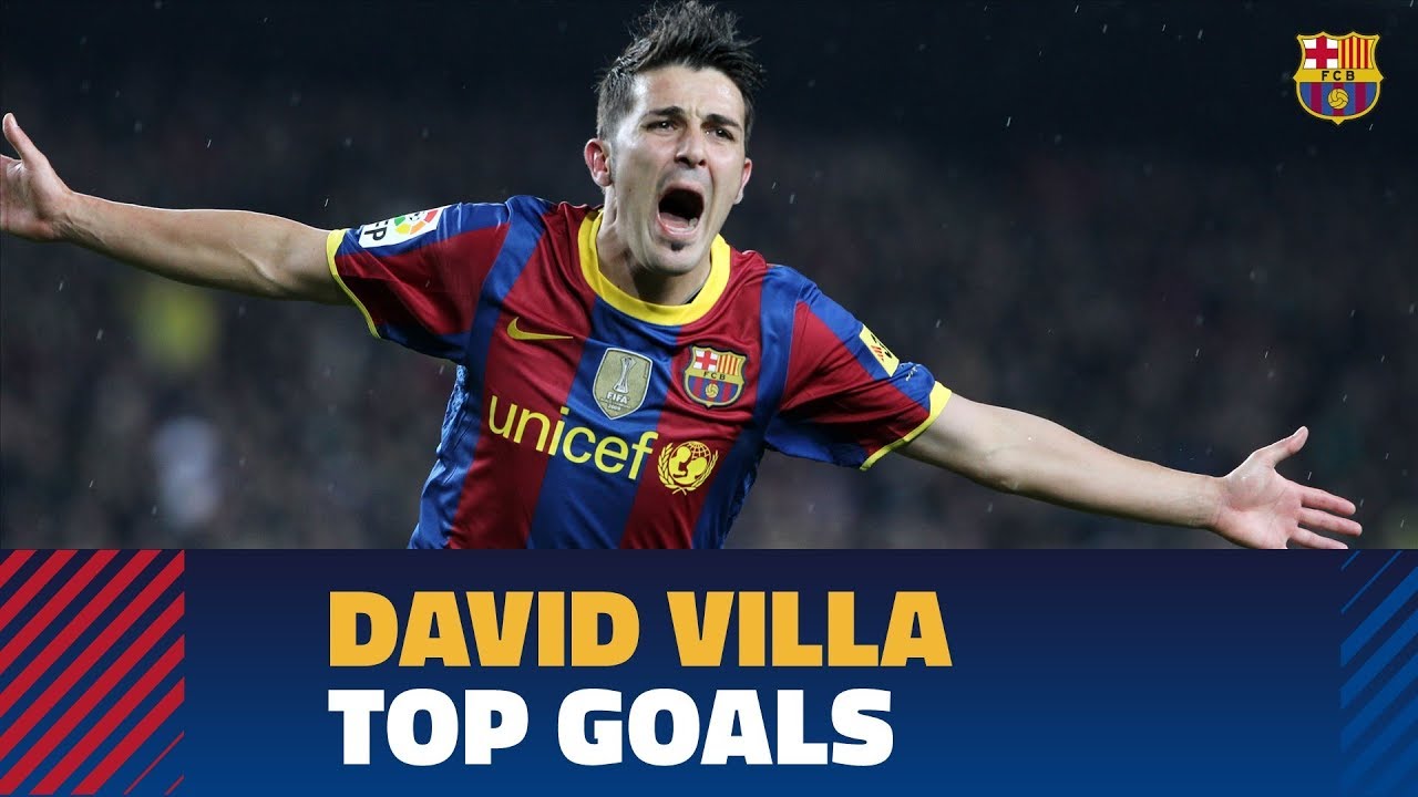 David Villa's TOP 5 goals with Bar&ccedil;a
