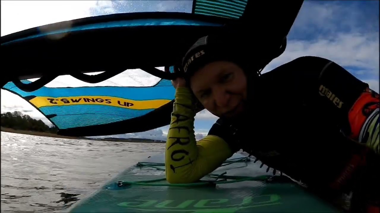 Wing surfen mit Stand Up Paddel Board für Anfänger