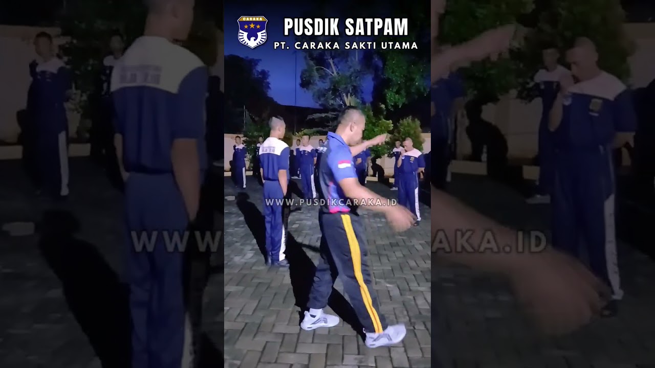 Arahan Pembina Kegiatan Olahraga Pagi Siswa Diklat Satpam Gada Pratama Ak.93 Pusdik Caraka 