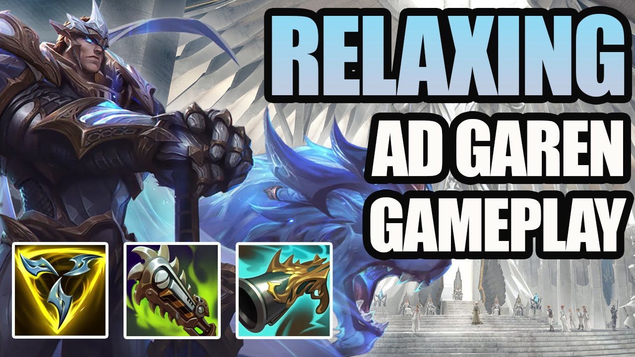ASMR- Relaxing AD Garen Gameplay!