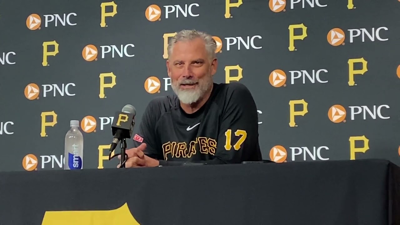 Pirates Manager Derek Shelton Addresses Roster Moves, Bubba Chandler