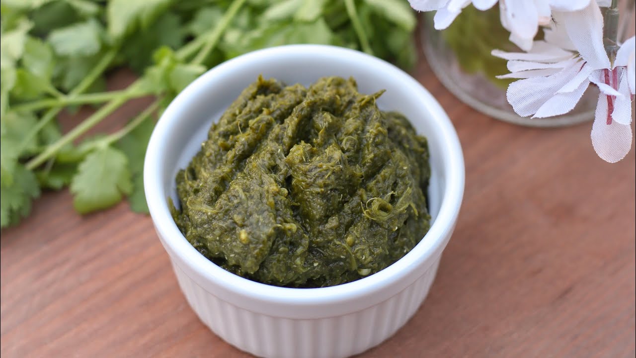 ধনেপাতার ভর্তা | Cilantro Vorta | Coriander Leaves Chatni | Cilantro Chatni | Cilantro Paste