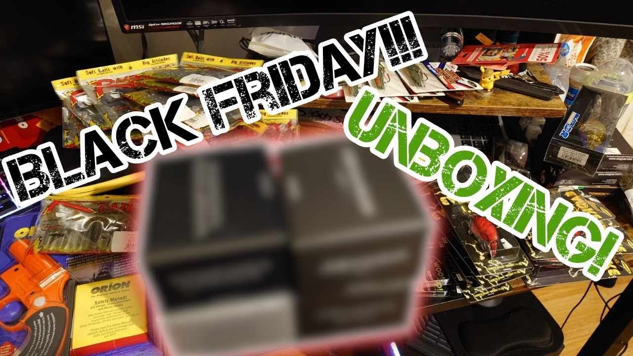 Unboxing our BLACK FRIDAY shopping! JDM FISHING GEAR!