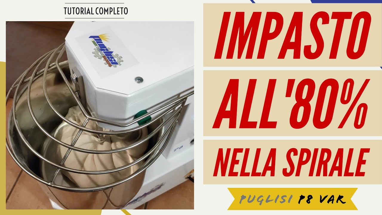 IPNOTICO! 🤩 Alta Idratazione (80%) FACILE nella spirale - PUGLISI P8 - TUTORIAL