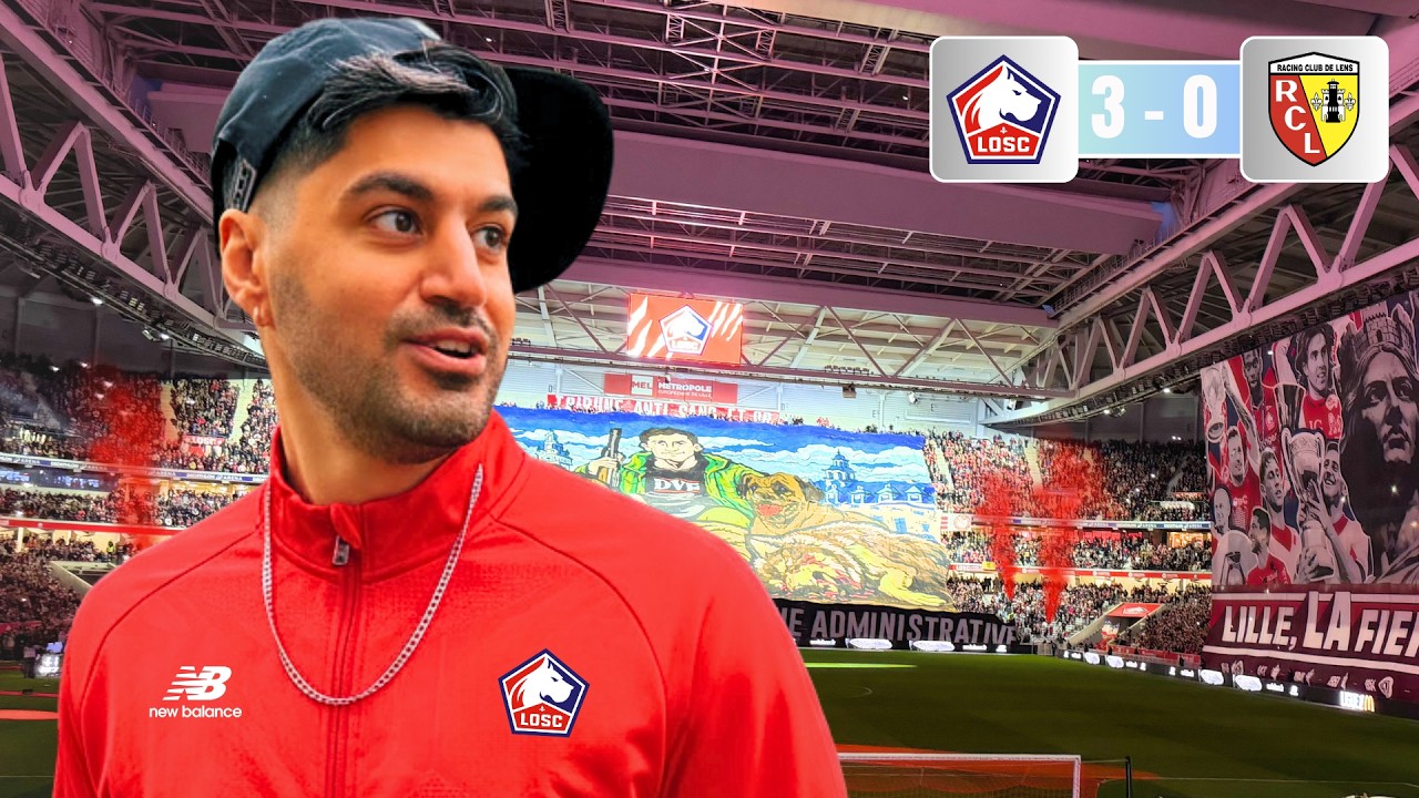 Внутри одного из самых напряженных французских дерби | Lille DESTROY Lens ⚽