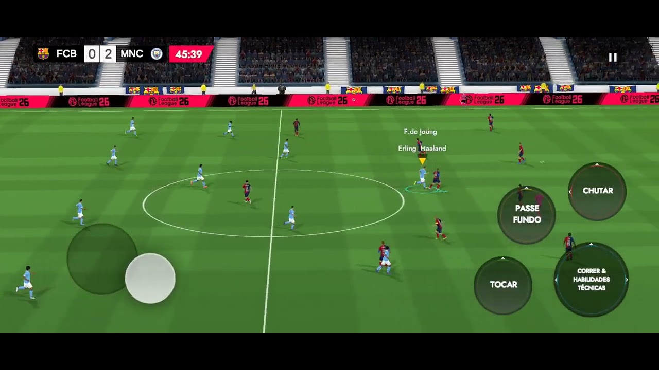 Manchester City 3x0 FC Barcelona jogo completo ( 8's de final da Champions League 29/30 jogo de ida)