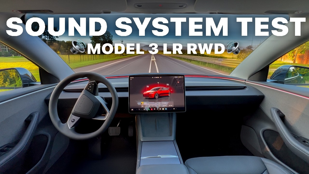 Обзор аудиосистемы Tesla Model 3 Long Range RWD: 9 динамиков