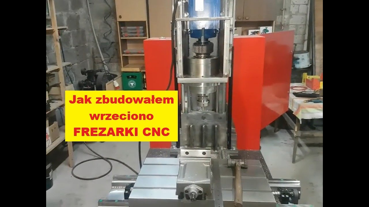 Jak wykonałem wrzeciono do mojej frezarki cnc diy #kamtech #spindle #millingmachines