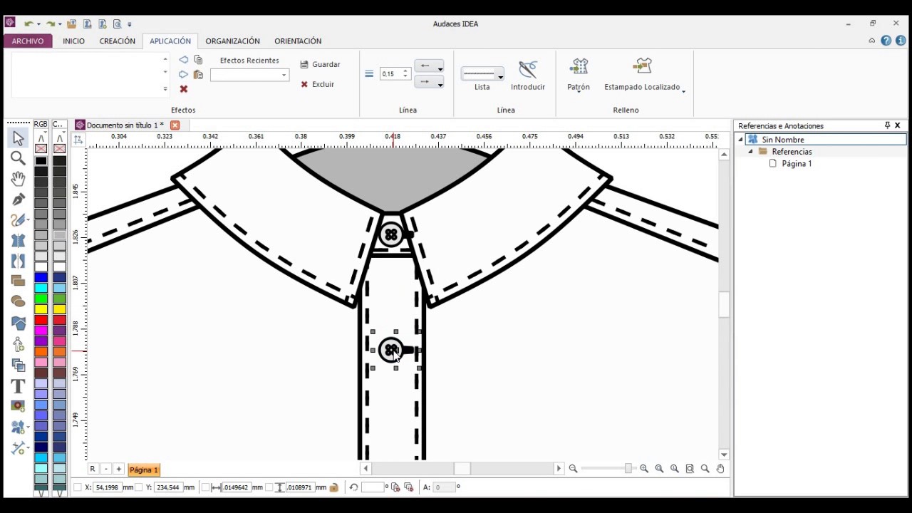 Camisa Social Masculina - Audaces IDEA - Espanhol