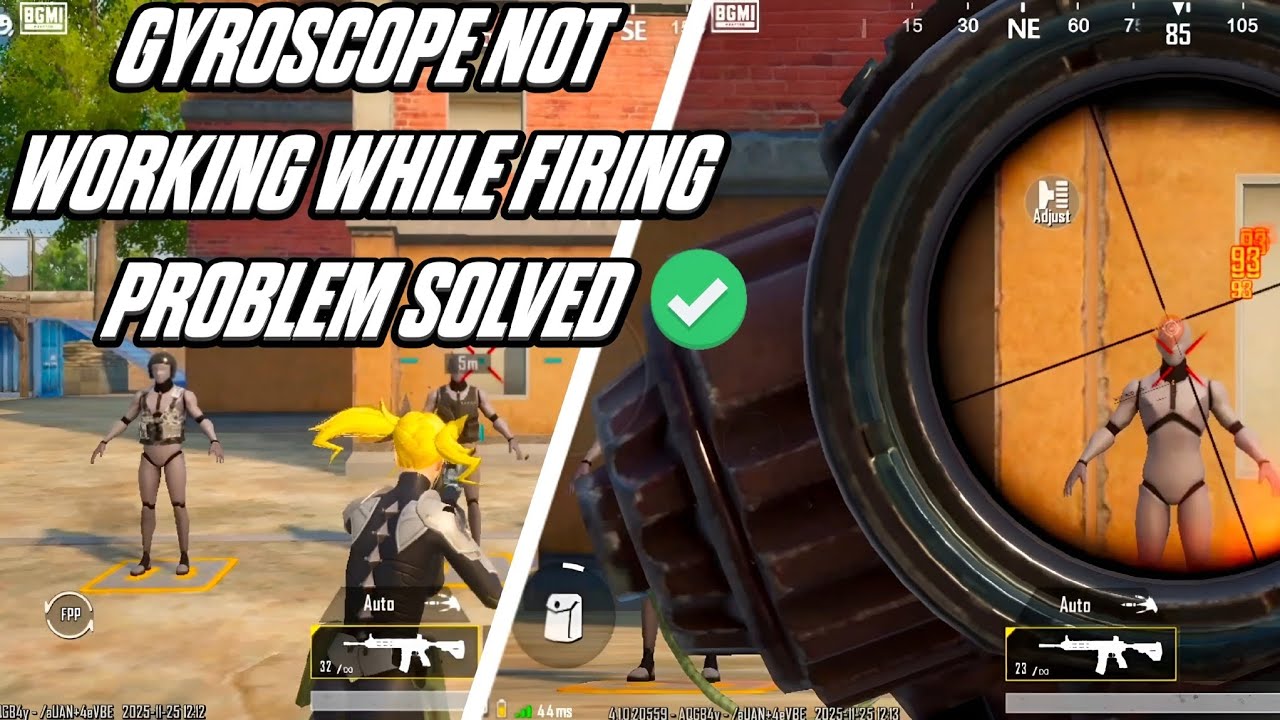 Gyroscope Not Working While Firing in BGMI | PROBLEM SOLVED 💯 