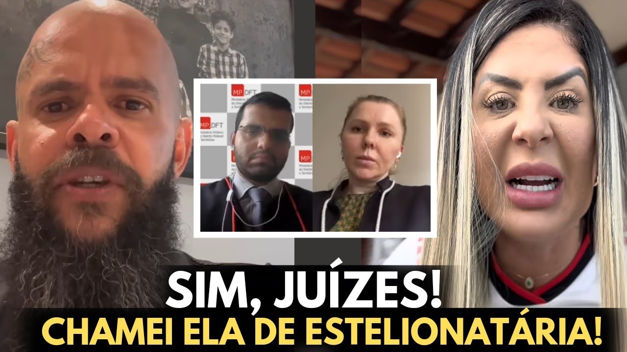 Audiência Judicial entre Pr Anderson Silva e Renallida, conhecida como 