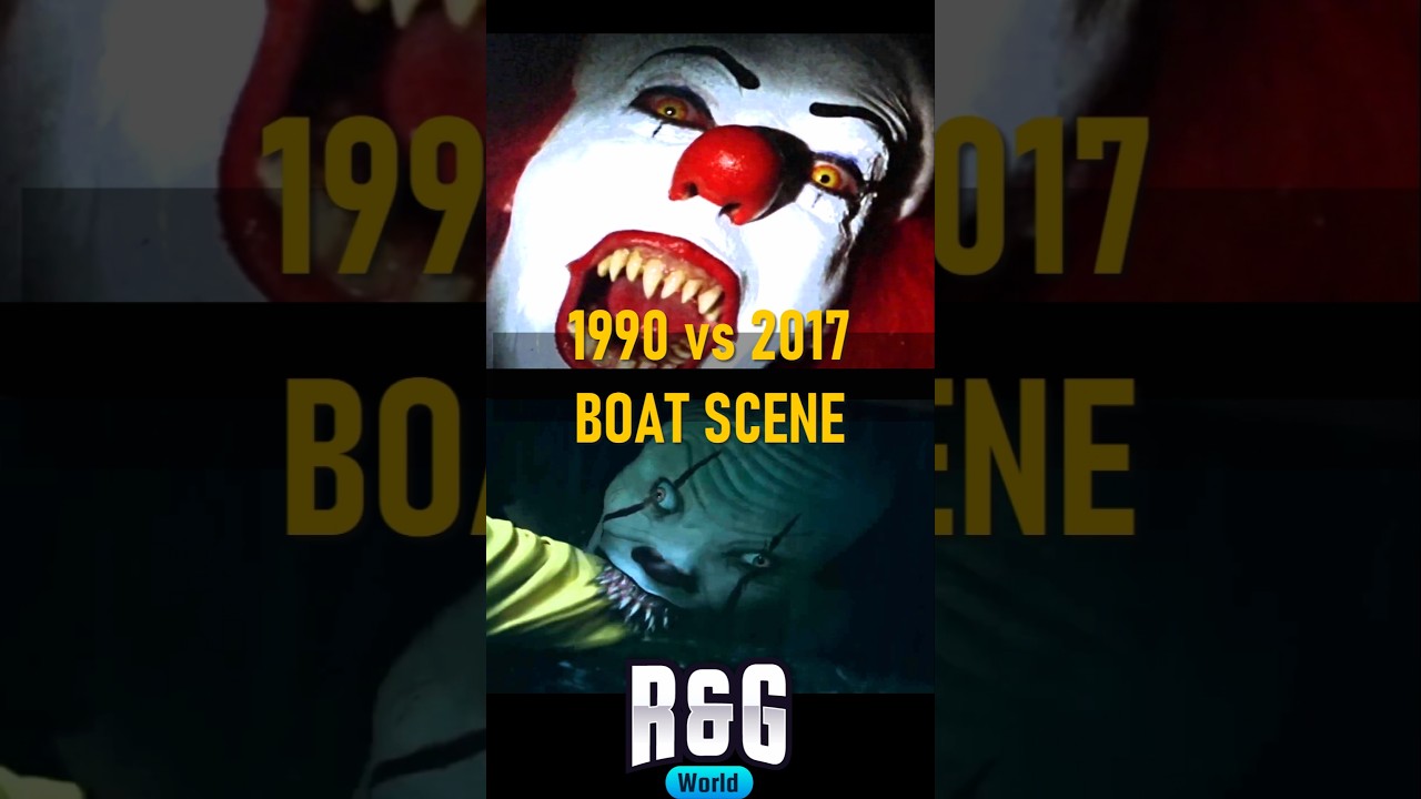IT Horror Movie Boat Scene Comparison 1990 vs 2017 | #ytshorts #shortsfeed #youtubeshorts #short