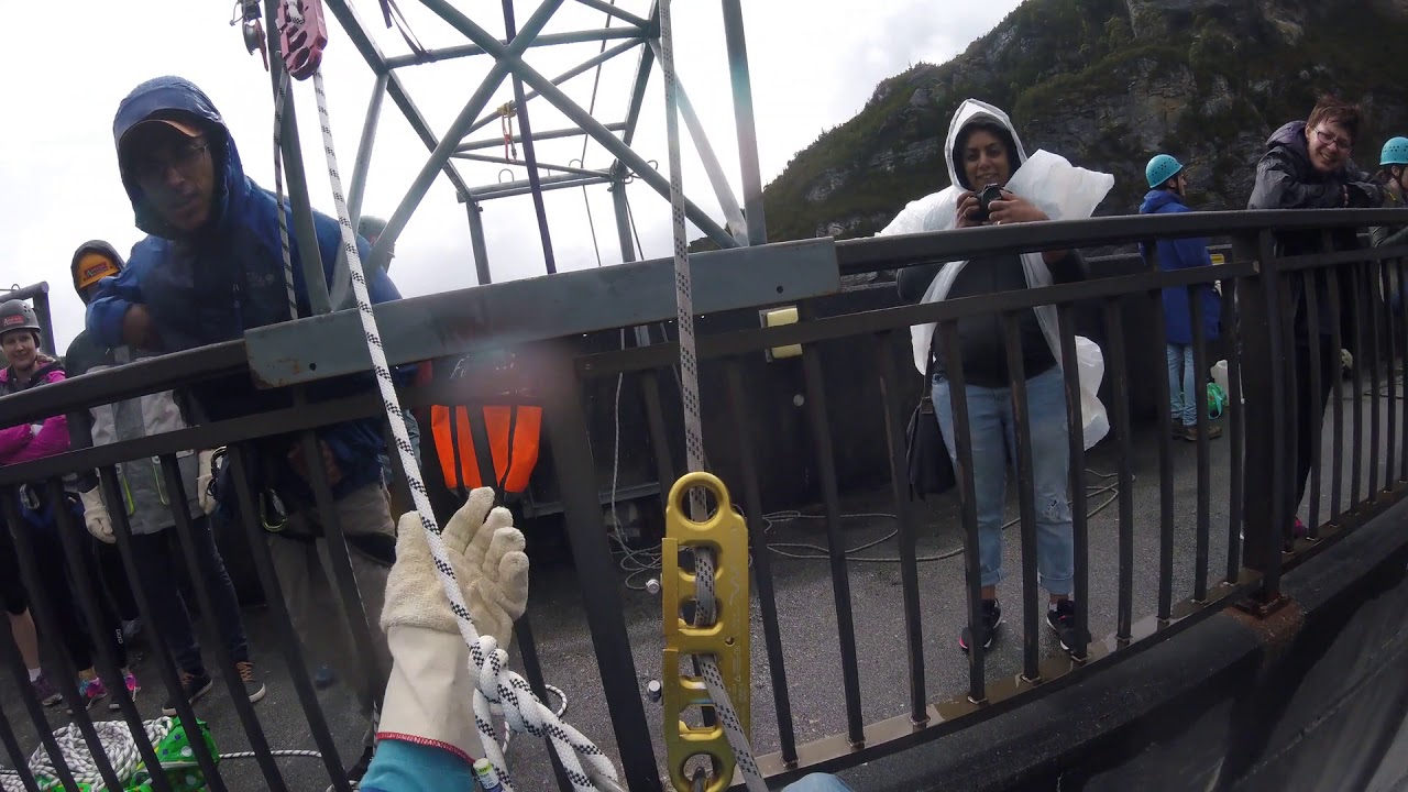 Abseiling at the Gordon Dam