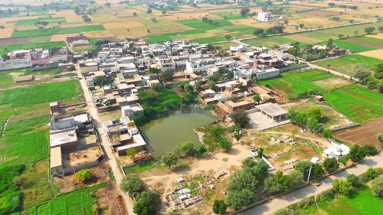 Chhata Village Drone View | Zila Gujrat