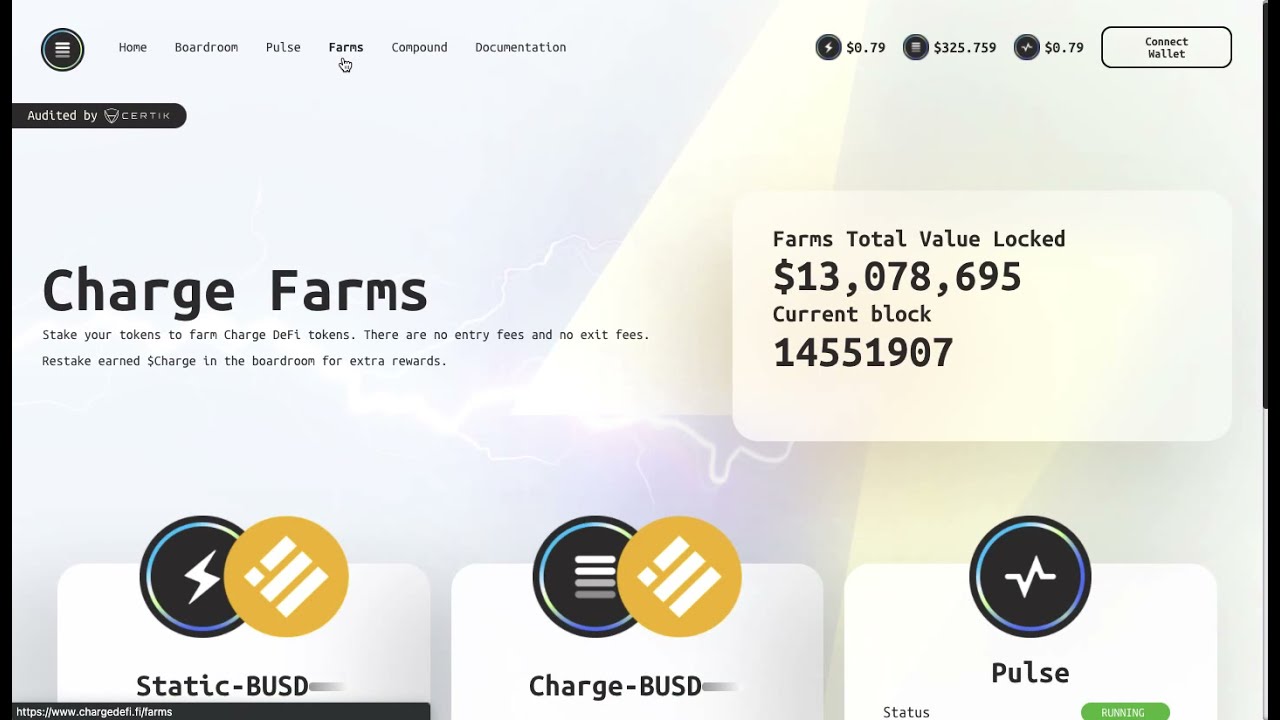 Charge Defi.  Invest Now