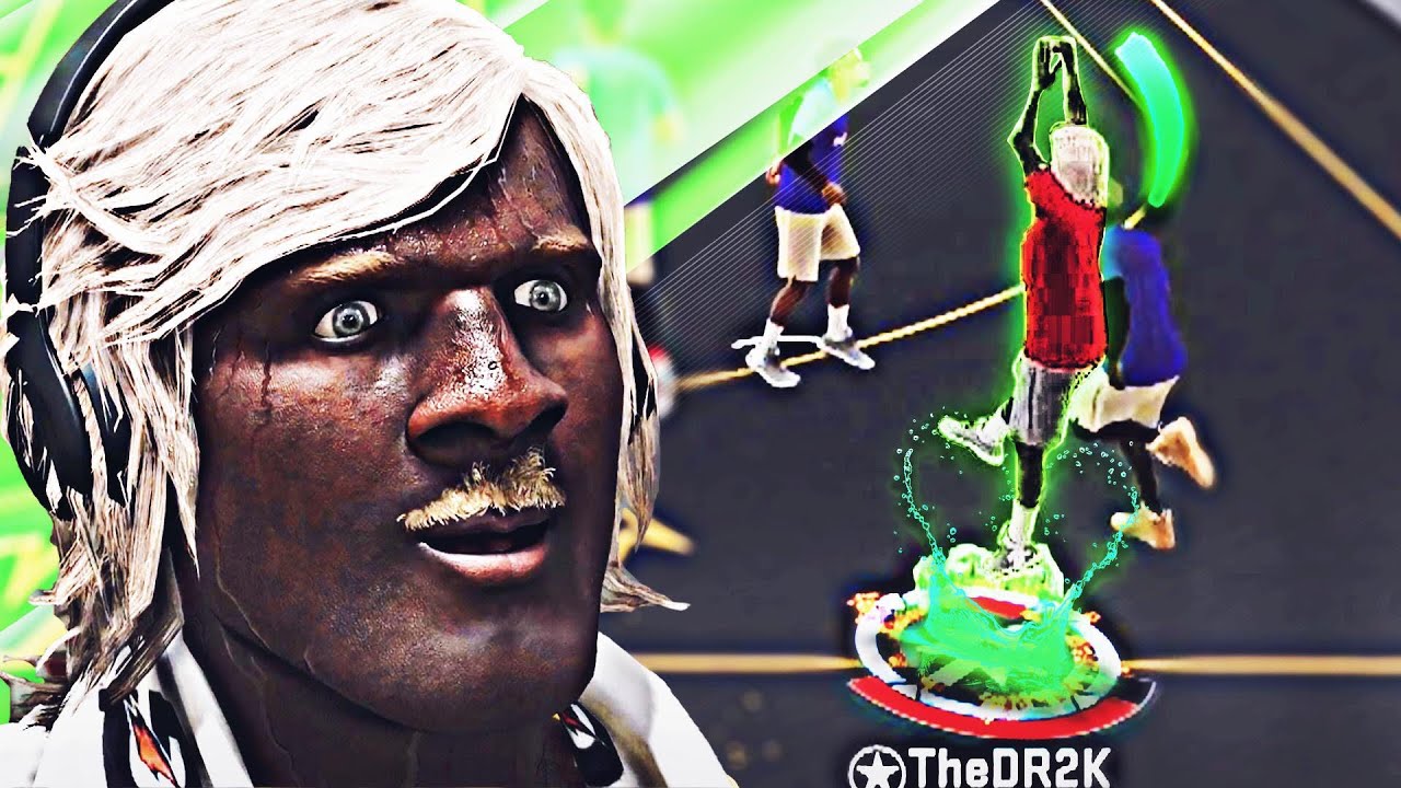 STEP BACK GREENS FROM HALF COURT!! MY BUILD IS PULLING FROM DEEP!! NBA 2K20 MYPARK