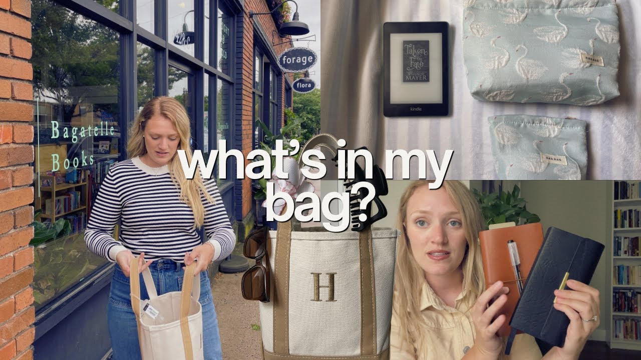 L.L. Bean Boat and Tote: what&rsquo;s in my bag + everyday essentials 