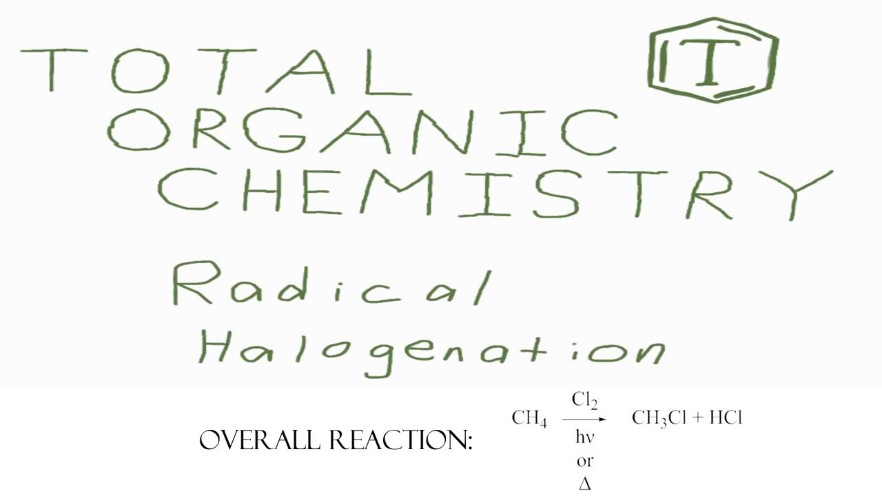 Mechanisms Visualized: Radical Halogenation | Organic Chemistry Lessons
