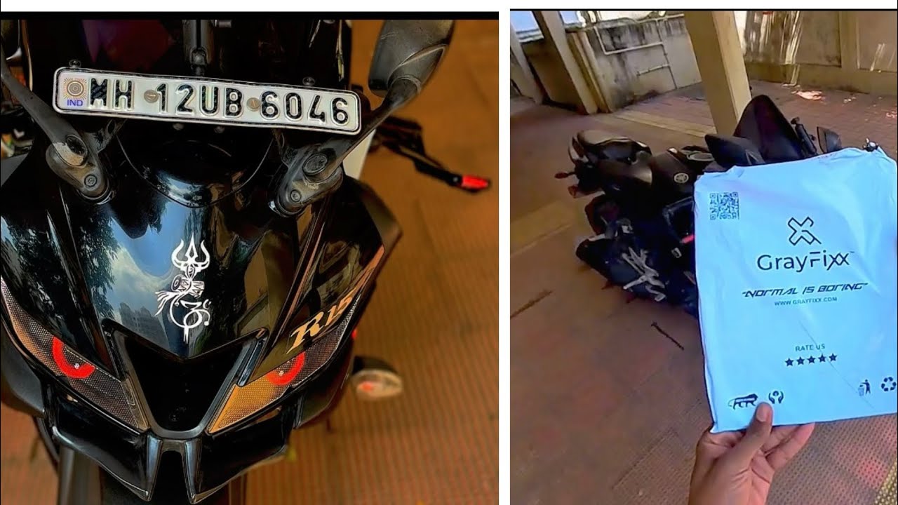 Angry Eagle 🦅Eye Installation in R15 V3 |Headlight Modification In V3 ⚡️| Bs4 & Bs6 |Modified R15🔥