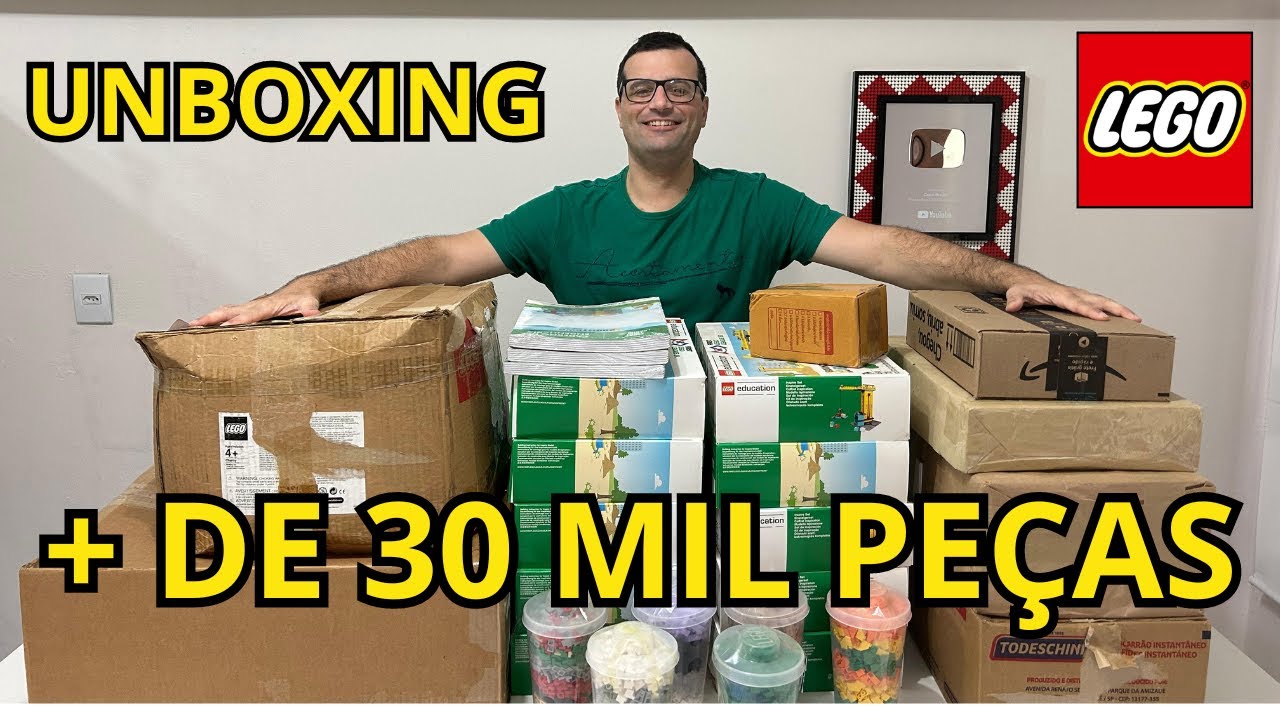 O maior unboxing de LEGO que você já viu!