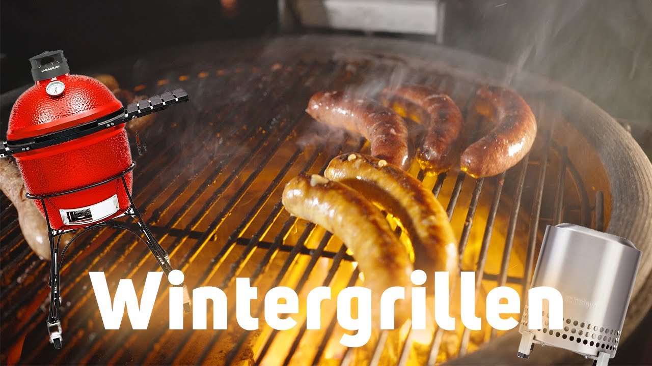 Wintergrillen auf dem Kamado Joe mit sensationellem Bratwurst Paket vom Schwarzwälder!
