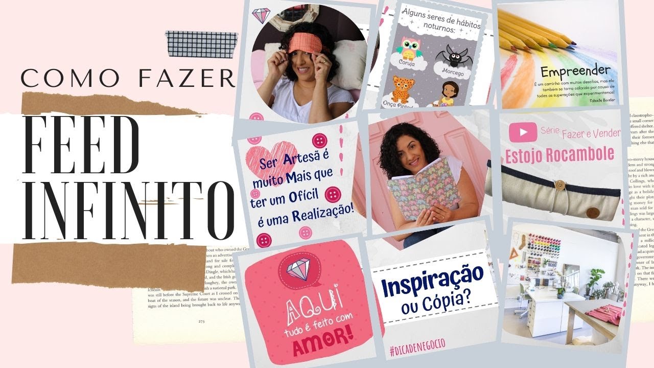 Como ter um Feed Infinito Lindo - Fabielle Bacelar - Canva