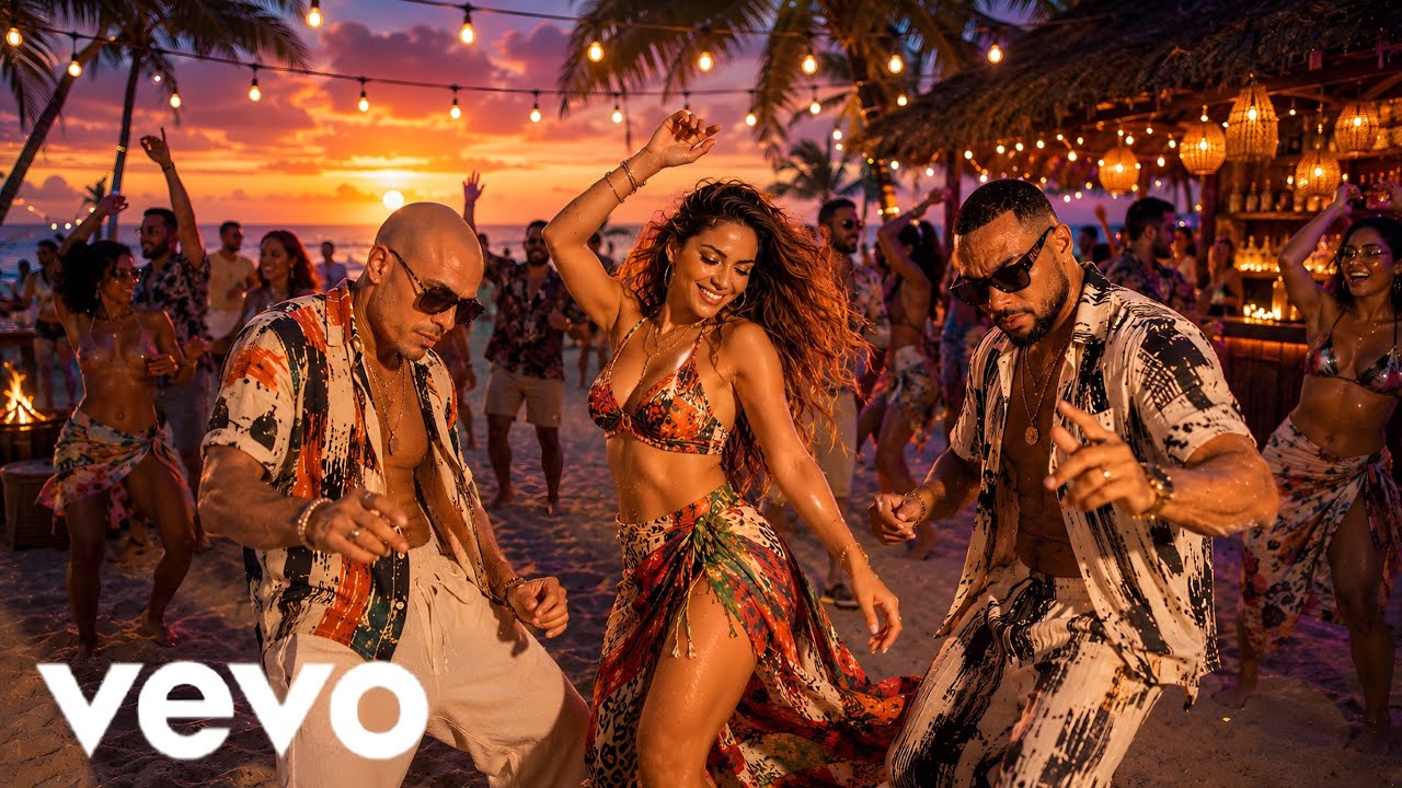 Pitbull x Shakira x Sean Paul - Paradise Island | Tropical Sunset Party | World Celebration 2026🌴🔥