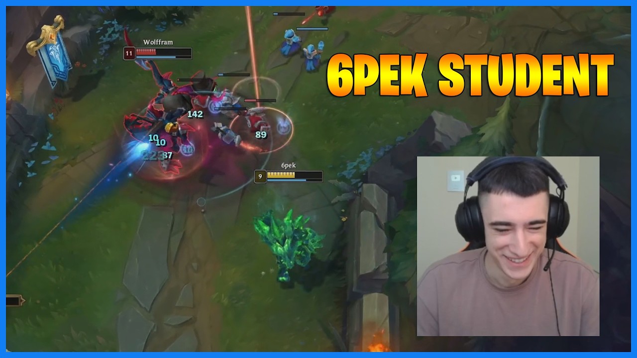 6pek против его лучшего ученика - LoL Daily Moments