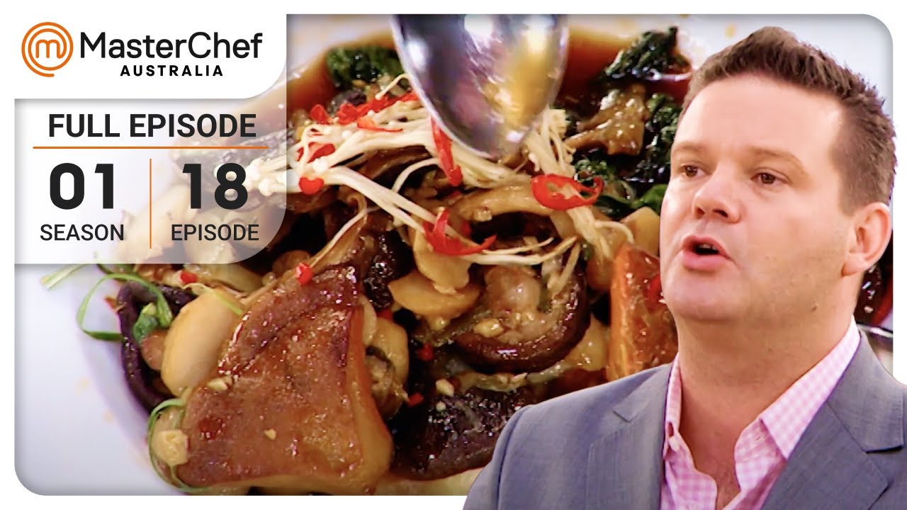 Mystery Box Sweet Shock | MasterChef Australia | S01 EP18