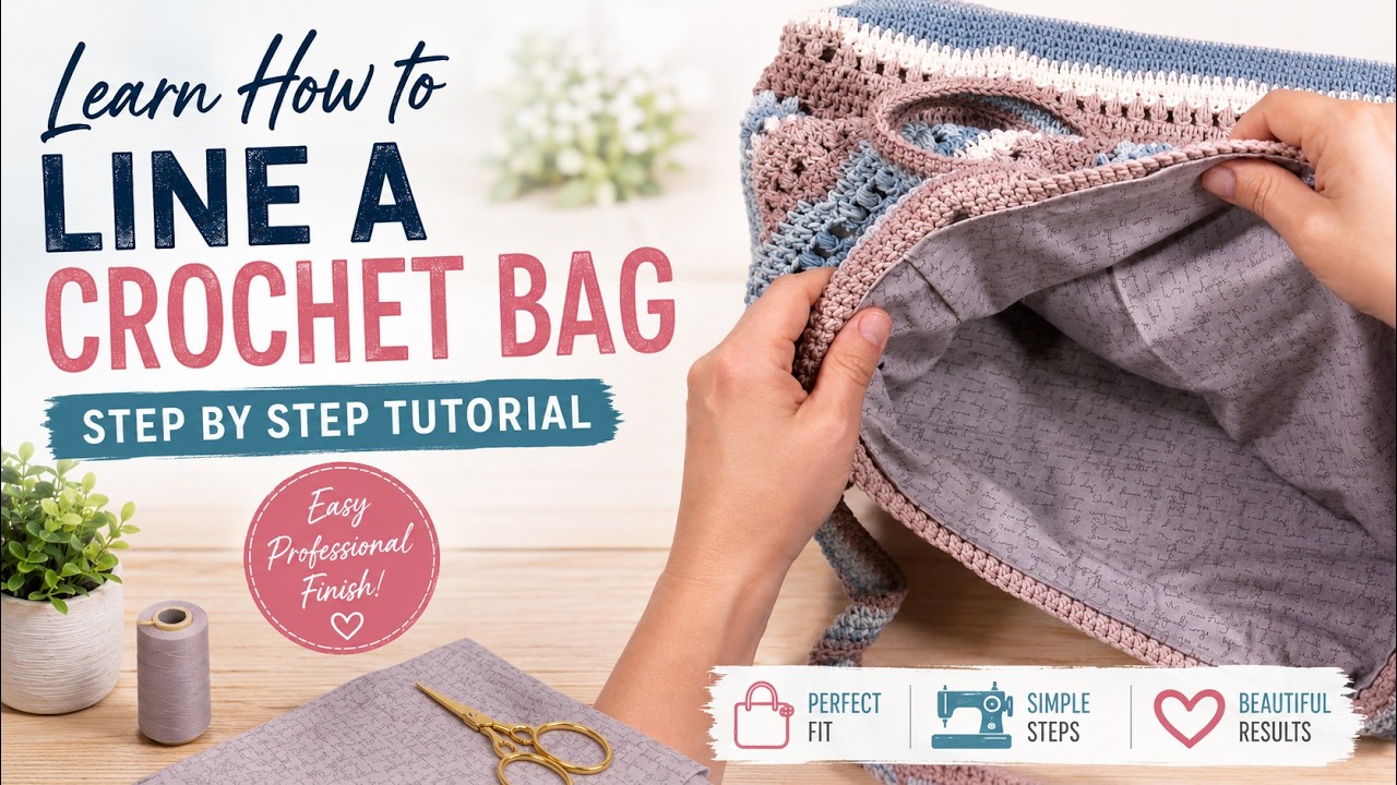 Line A Crochet or Knit Bag | BEGINNER | The Crochet Crowd