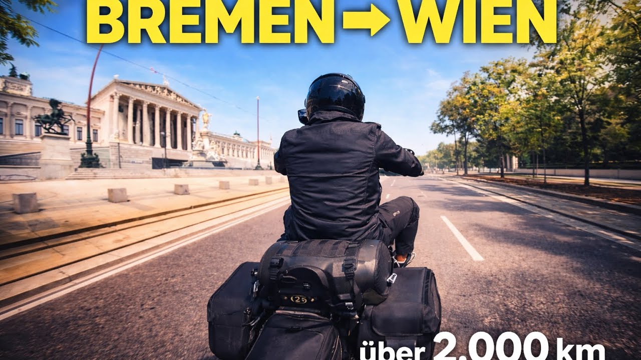 Mit dem Motorrad nach Wien und zurück | 2.000 km in 4 Tagen