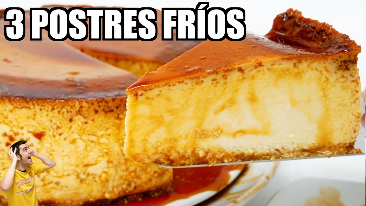 3 POSTRES FRÍOS tan fáciles que los harás todo el verano 😋❄️