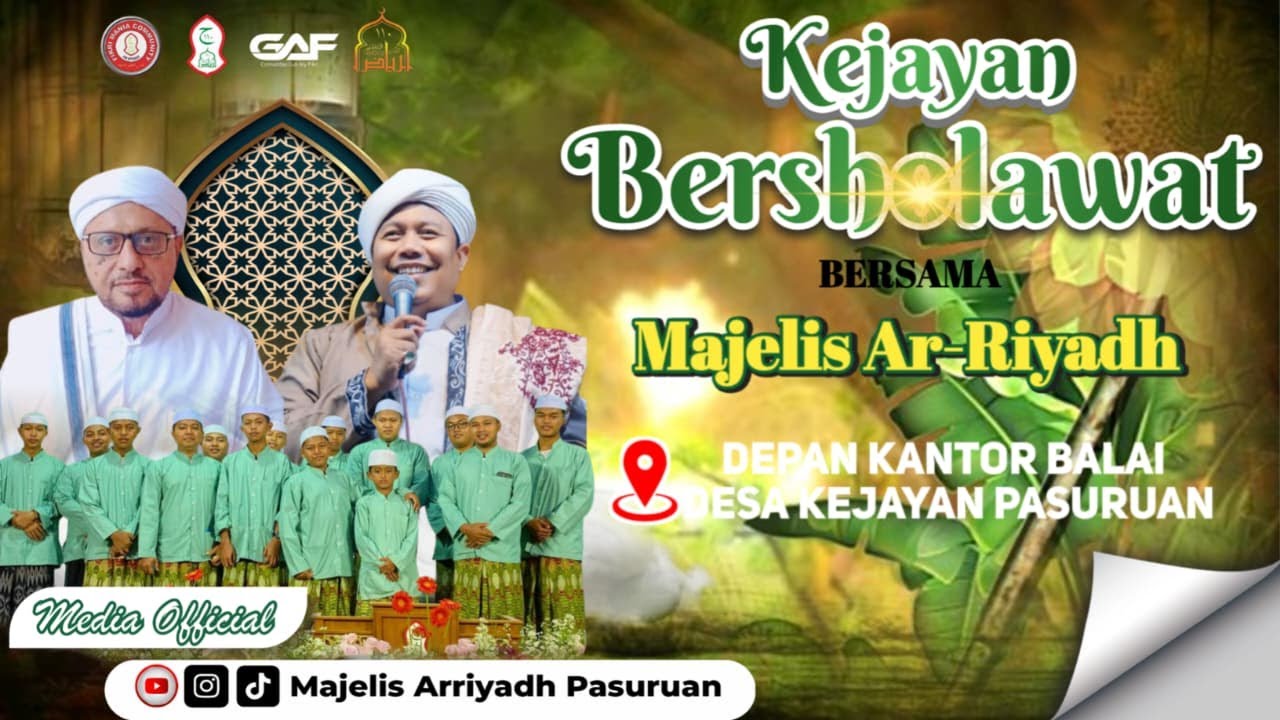 KEJAYAN BERSHOLAWAT BERSAMA MAJELIS AR-RIYADH