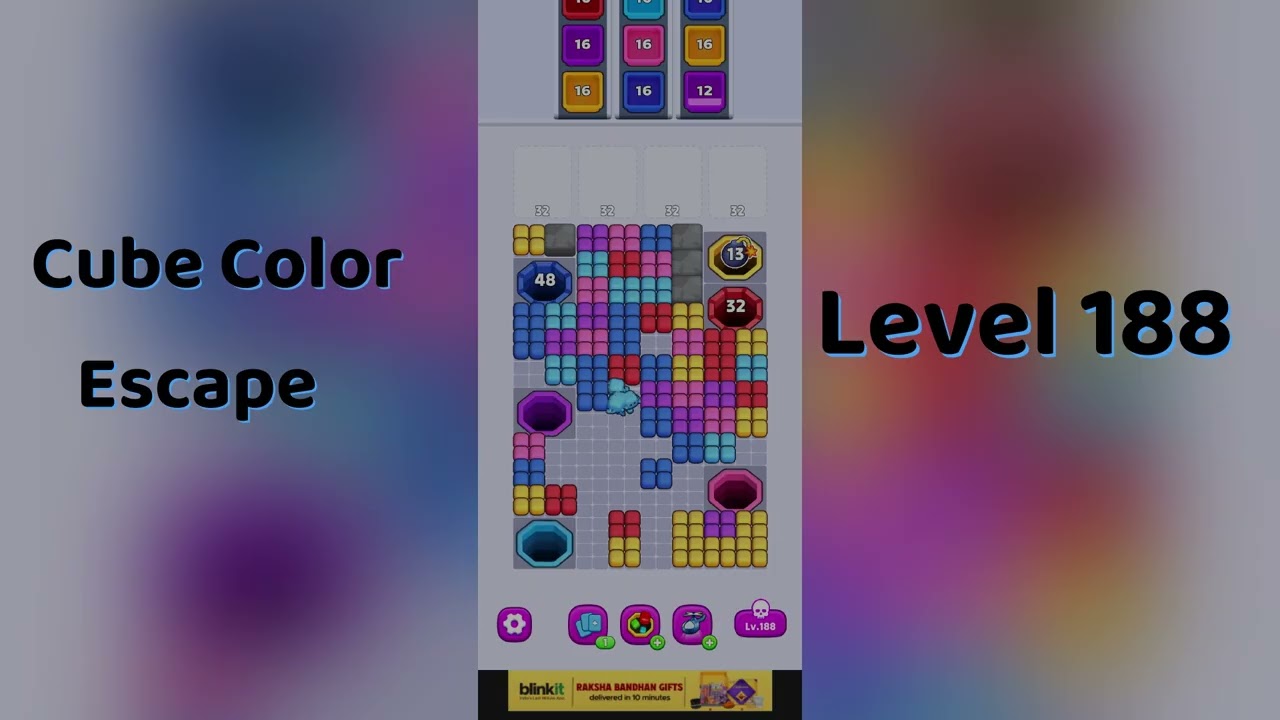 🧩 Cube Color Escape Level 188 Walkthrough | Step-by-Step Guide 🎮 | Go Answer