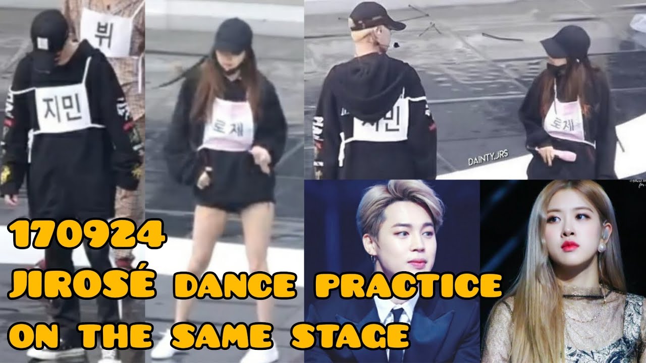 [JIROSE] 170924 bts jimin&blackpink rosé 