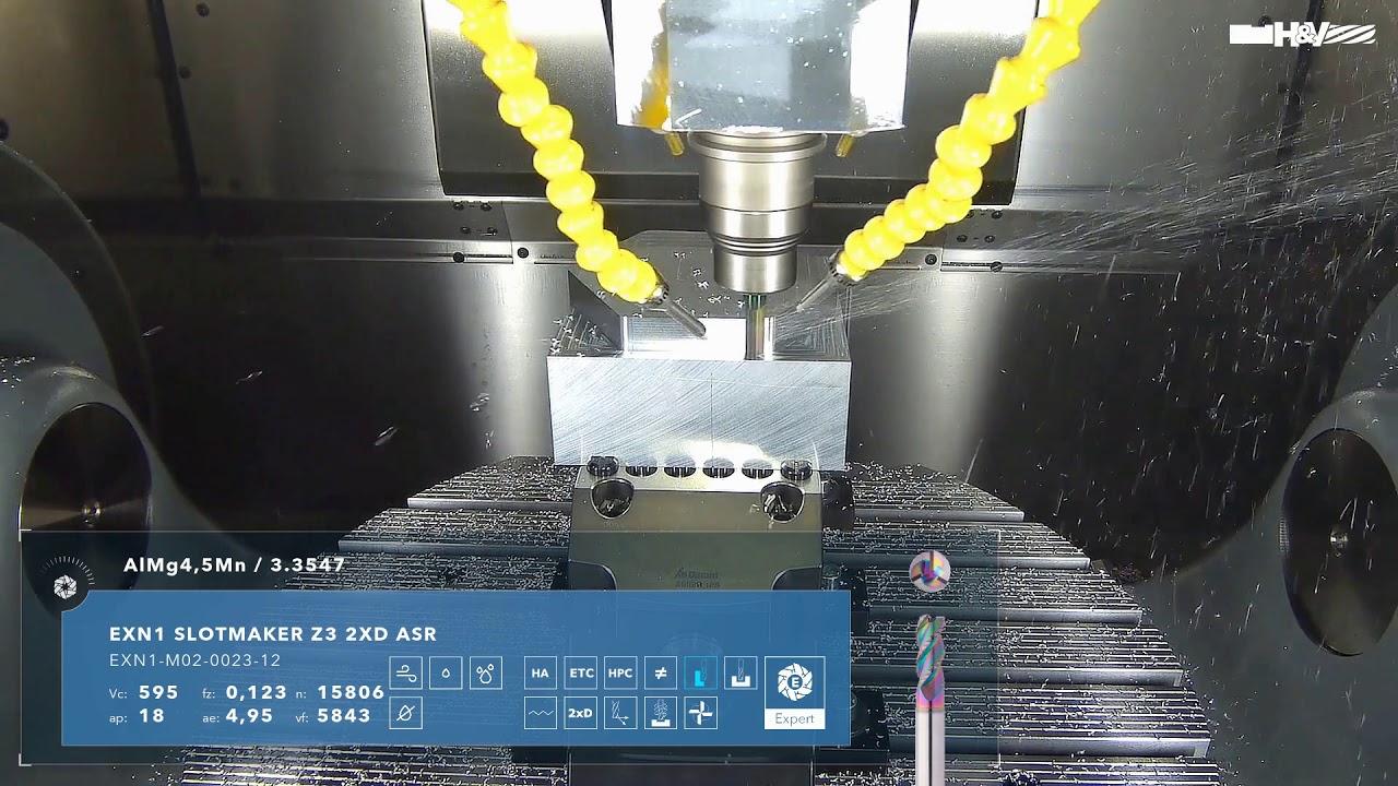 Expert N1 Slotmaker (M02) Z3 der neue Schruppfräser für die Aluminiumzerspanung