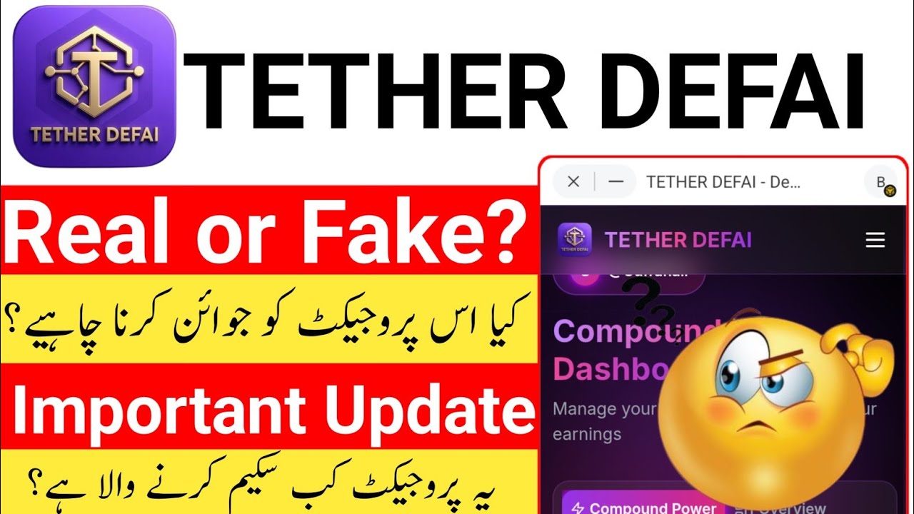 TETHER DEFAI Real or Fake? 🚨 Complete Truth | Scam or Legit? | Important Update 
