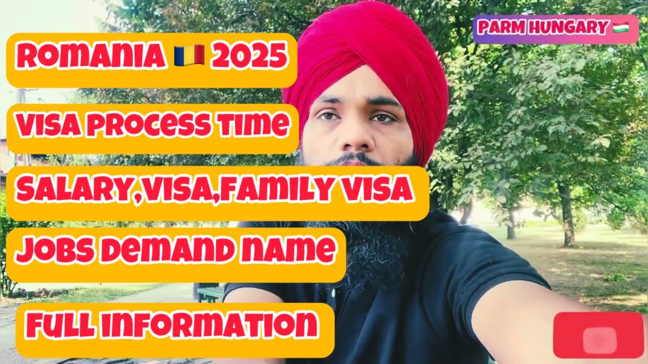 Romania 🇷🇴 2025 work visa,salary,update/ Romania family visa @Parmhungary